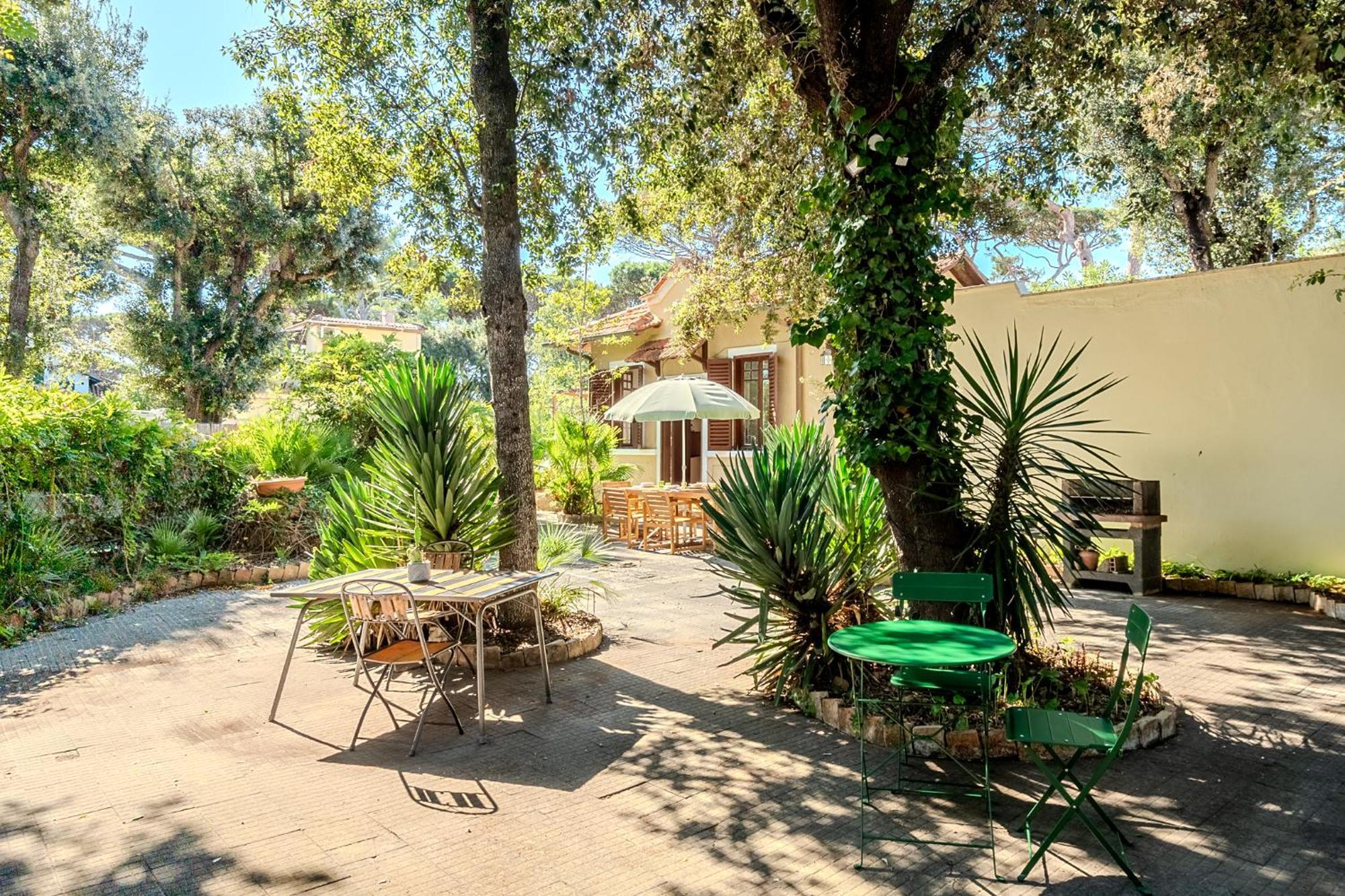 Exclusive Charming Villa - Free Parking 400 Mq Garden - Rome Airport - Roseto Villa Dream Fregenae Eksteriør bilde